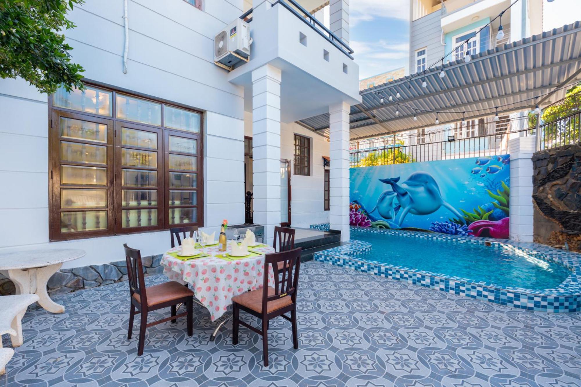 Villa Ho Boi 47 - Gan Bien Bai Sau - Phong Khach Co May Lanh Vung Tau Exterior photo